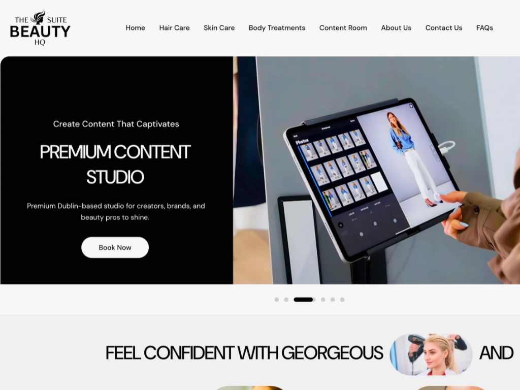 The Beauty Suite HQ - Salon Website Dublin
